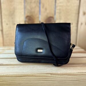 Buxton Black BUXHYDE Convertible Organizer Wallet Crossbody Bag